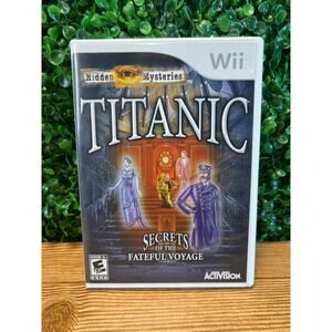 Wii Hidden Mysteries: Titanic: Secrets of the Fateful Voyage Nintendo Game